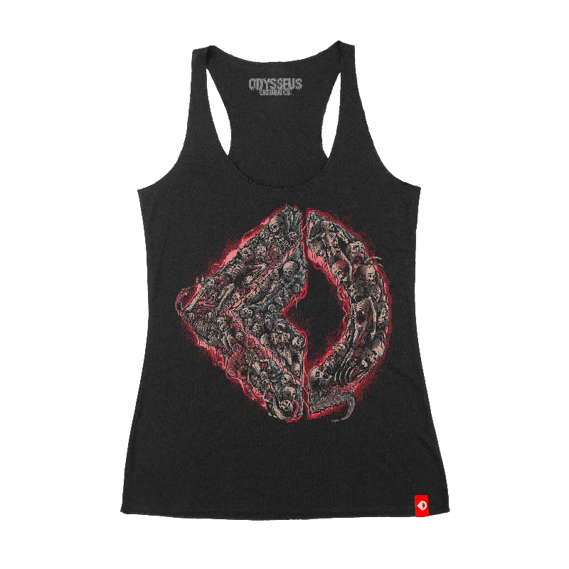 Palintonos Skulls (Ares) Racerback Tank basic tank top