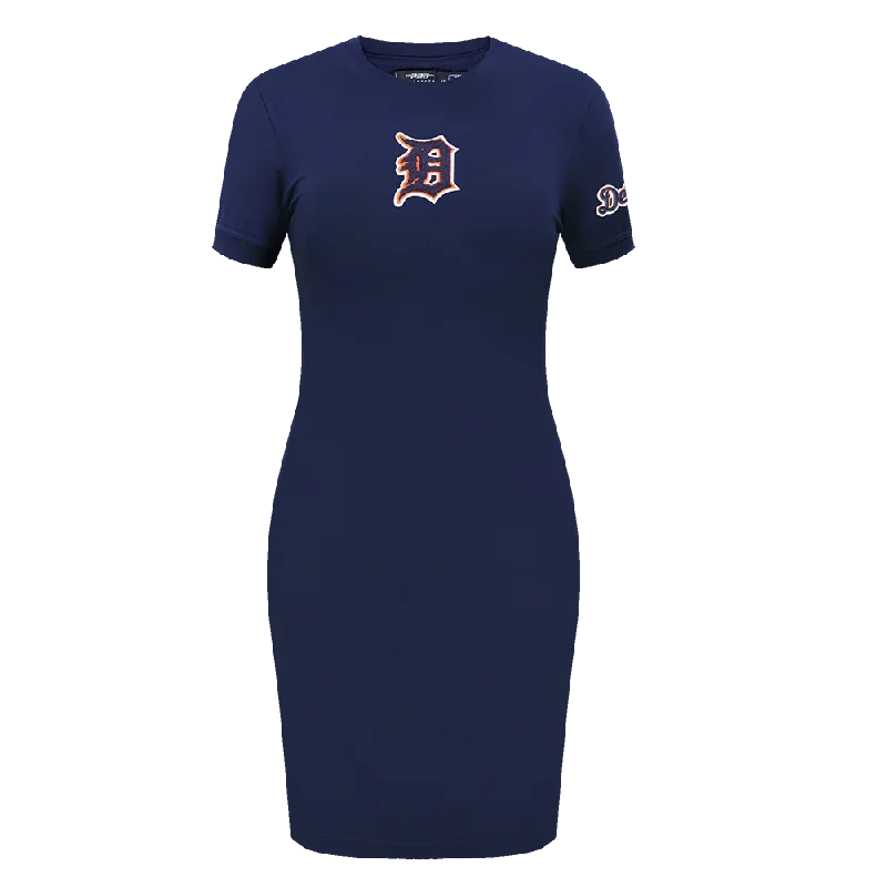 MLB DETROIT TIGERS CLASSIC WOMEN'S BODY CON DRESS (MIDNIGHT NAVY) Bodycon Club Sequined