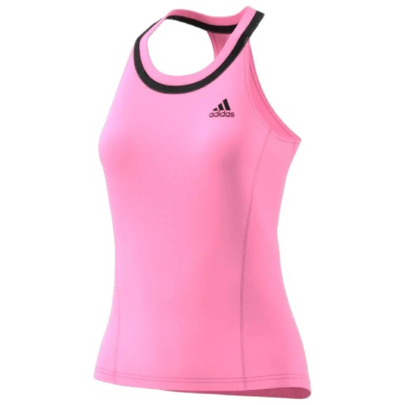 adidas Women's Crew Club Tank Top (Beam Pink) v-neck tank top