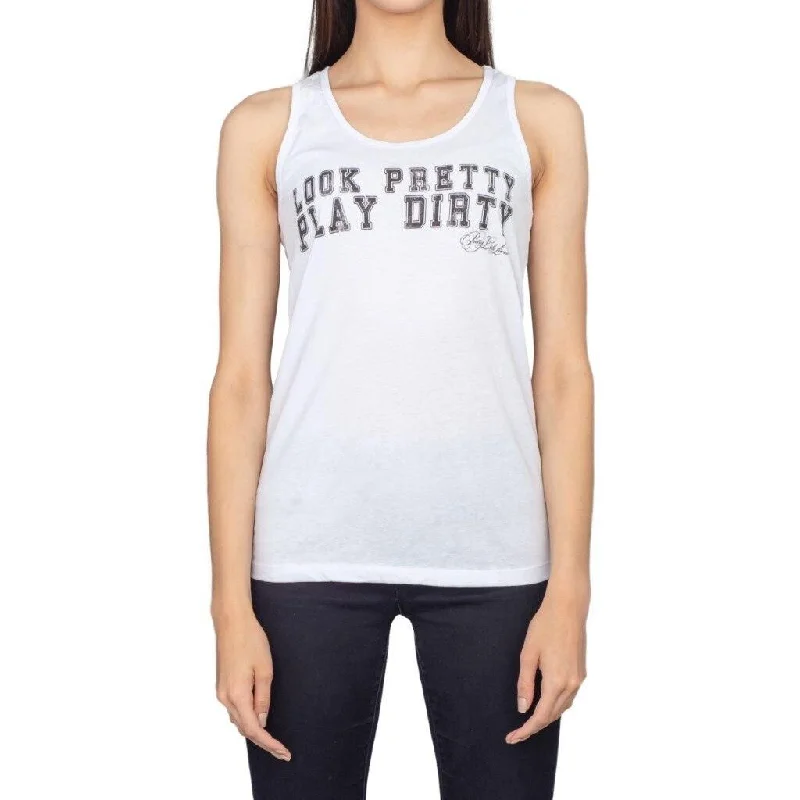 Juniors Look Pretty Play Dirty Tank Top adorable tank top