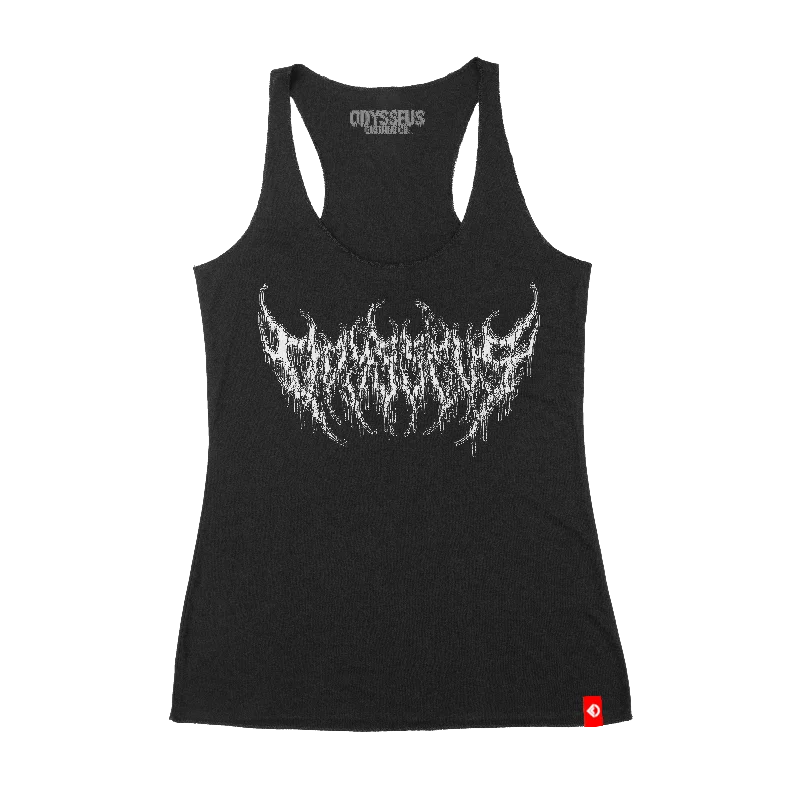 Metal Logo Racerback Tank fitted tank top