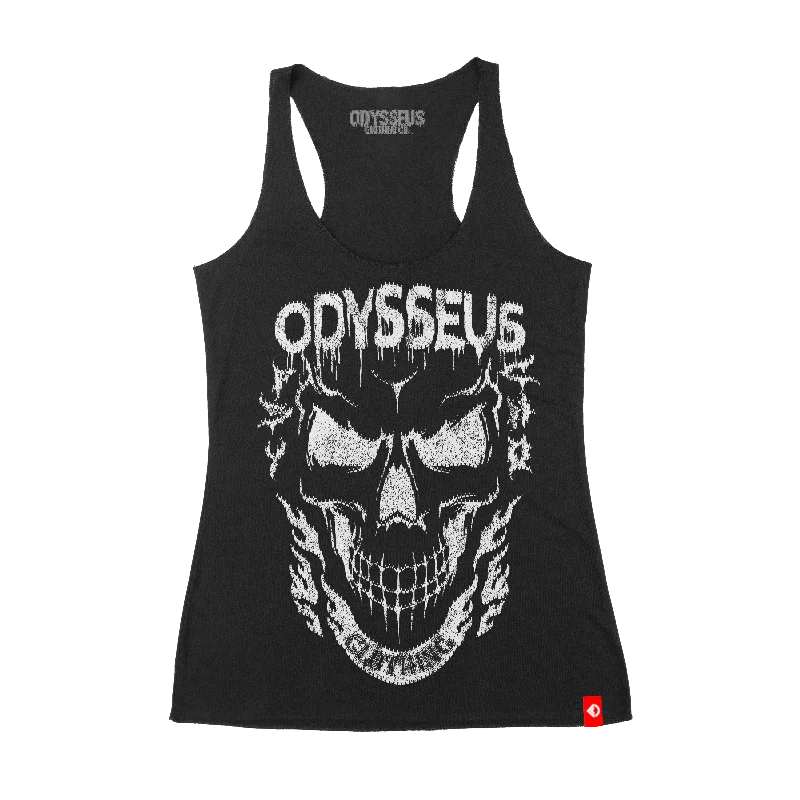 Psycho Cranium Racerback Tank v-neck tank top