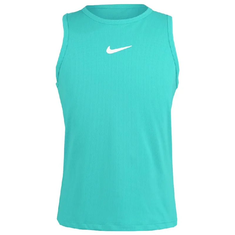 Nike Girls Victory Tank - Washed Teal workout tank top