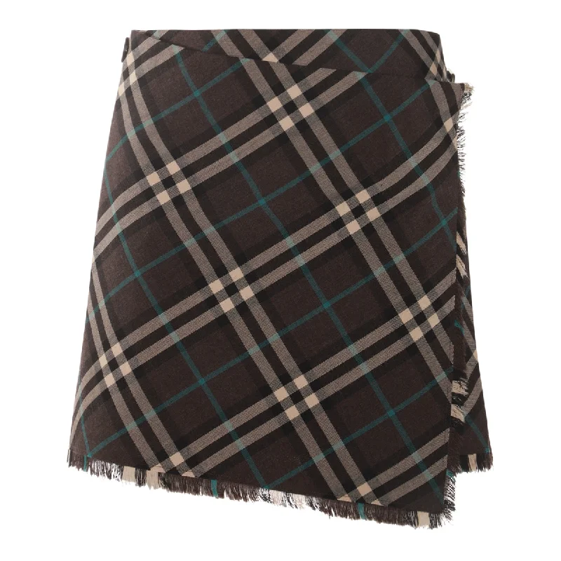 Burberry Skirts leather skirt durable