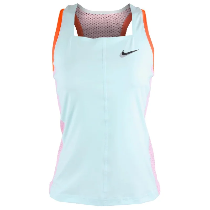 Nike Women's Slam NY Tank - Glacier Blue/Light Arctic Pink basic tank top