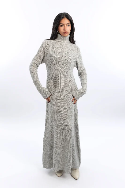 Knitted Long Sleeves Dress - Mitcha Label Tunics Sophisticated sleek