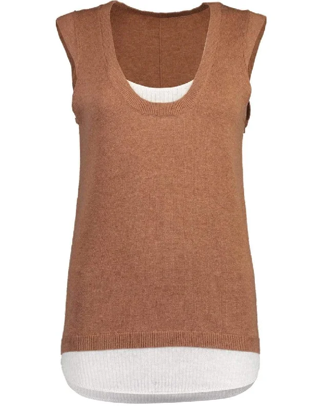 Porcini Loreen Layered Tank vibrant tank top