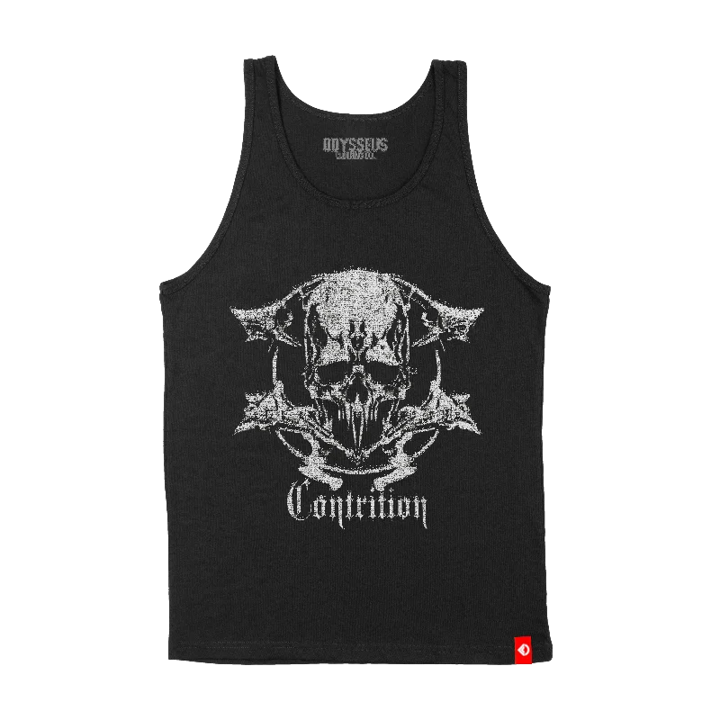 Final Act of Contrition Unisex Tank Top white tank top