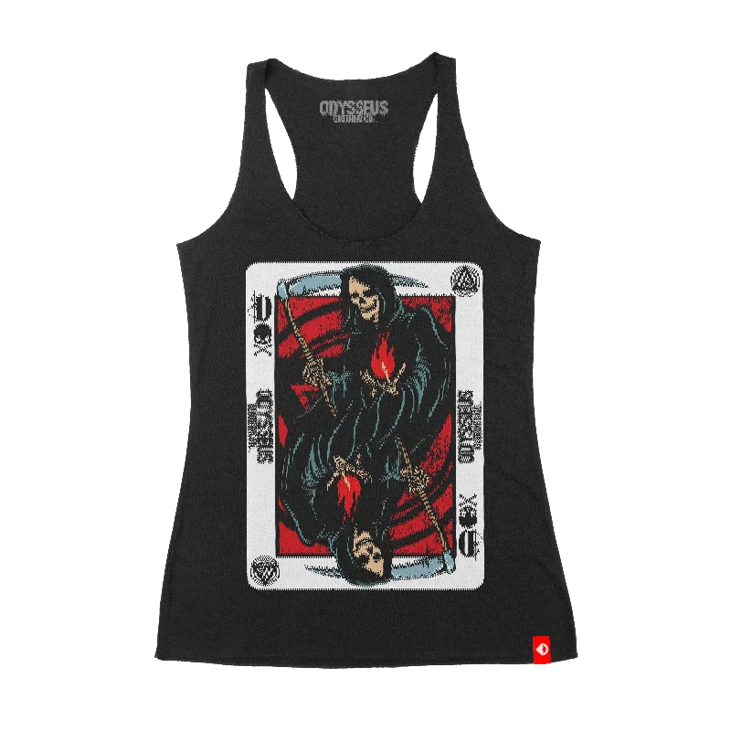 Death Card Racerback Tank relaxed fit tank