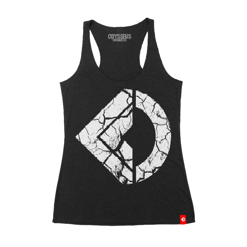 Palintonos (Cracked) Racerback Tank sheer tank top