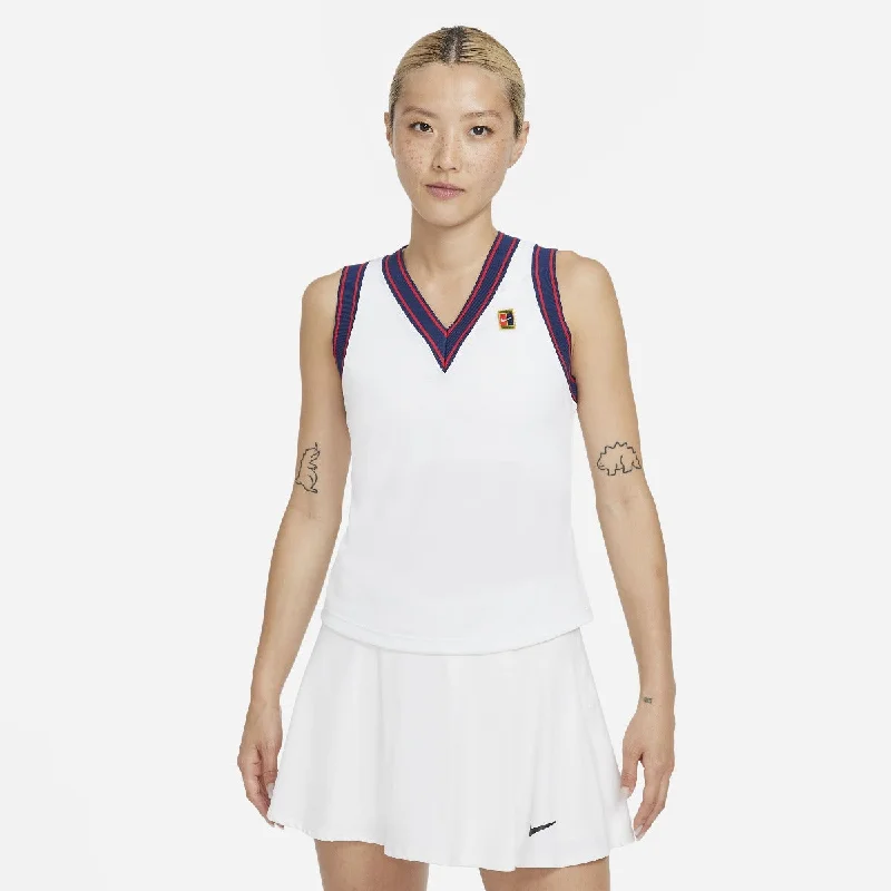 Nike Women's Dri-FIT NYC Slam Tank Top (White) sequin tank top