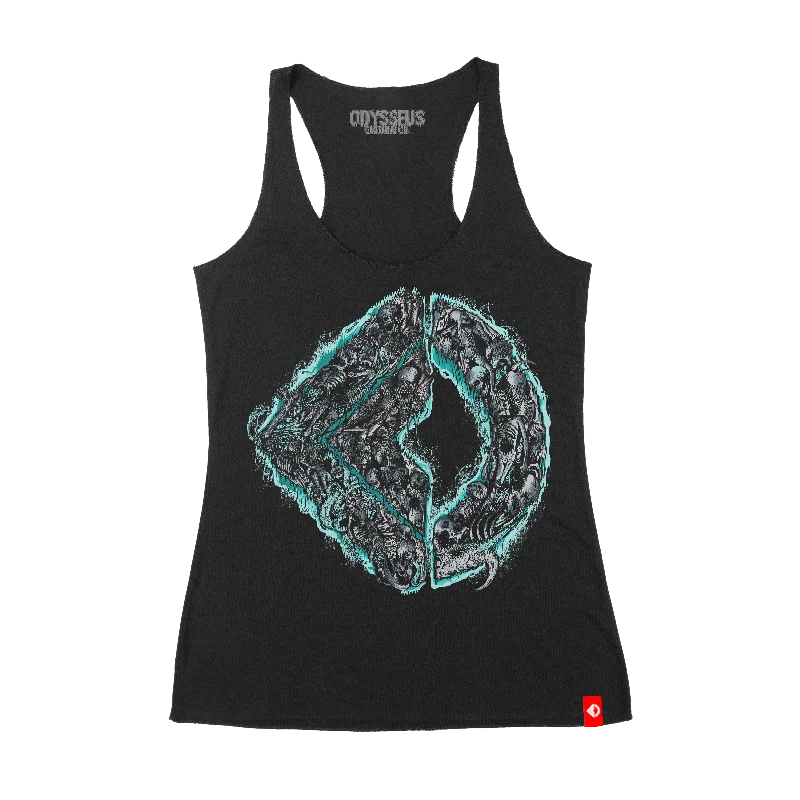 Palintonos Skulls (Poseidon) Racerback Tank cropped tank top