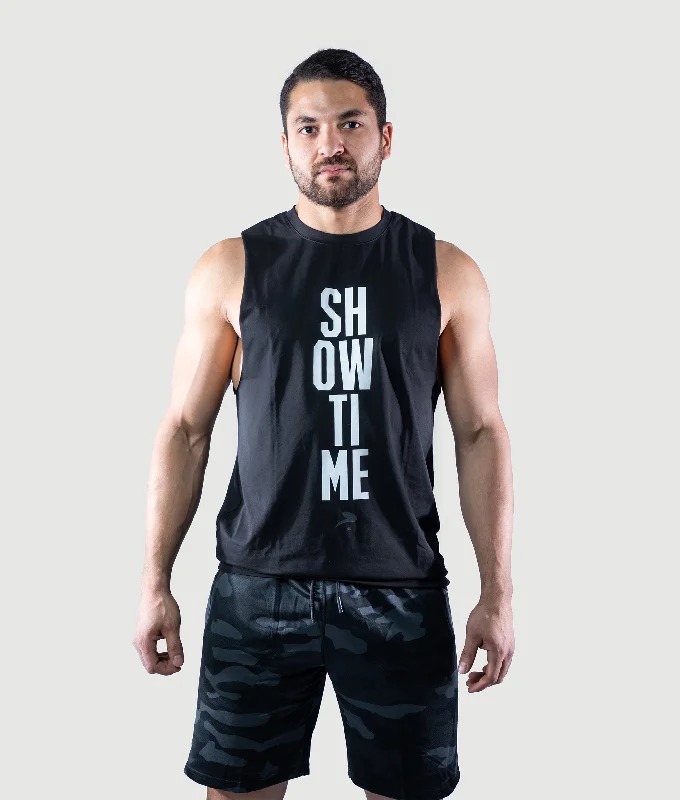 SHOWTIME Tank - Black loose fit tank