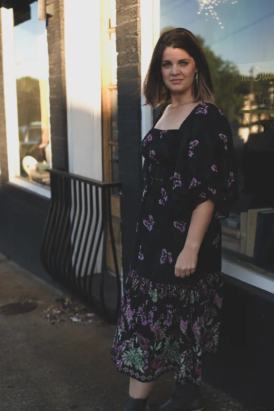 October Sky Dress Tunics Spring floral