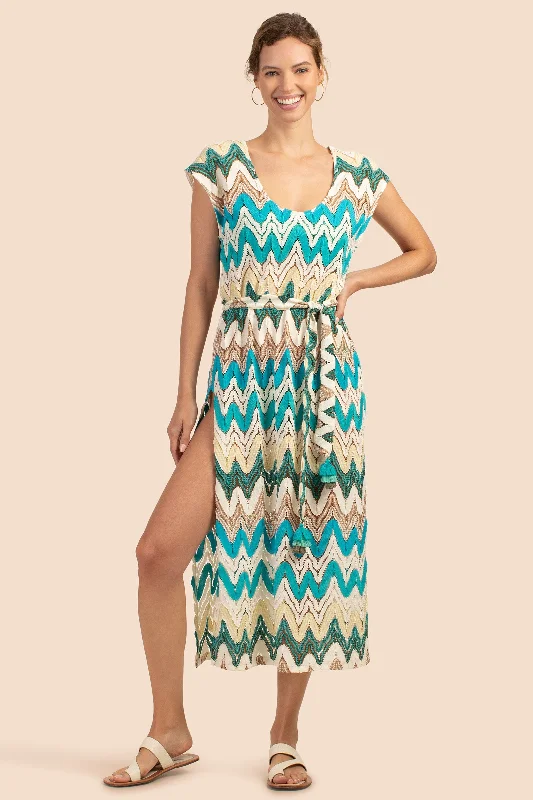 Palisades Crochet Column Dress Tunics Solid Classic