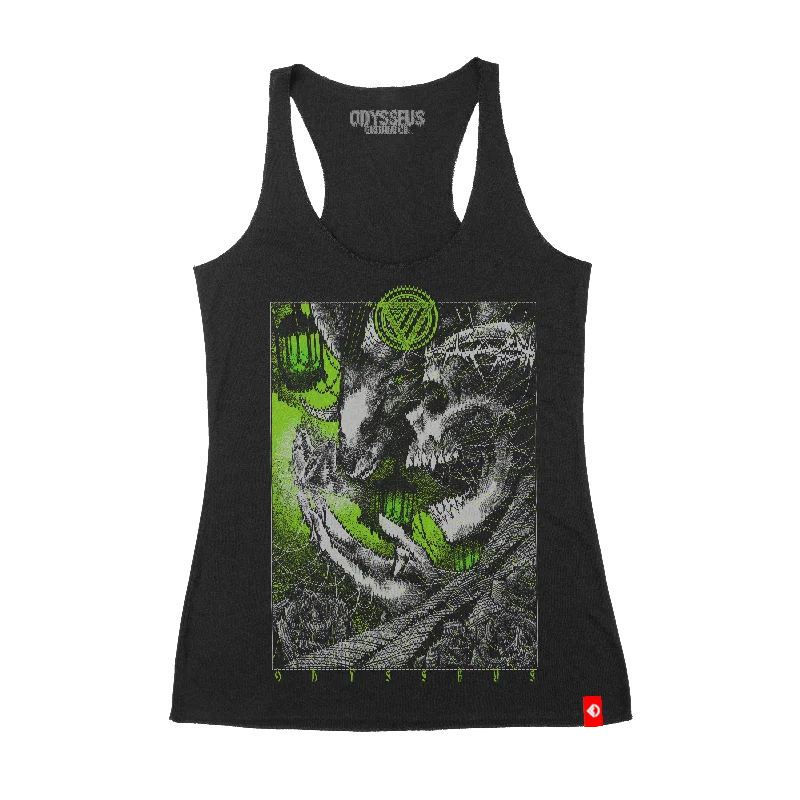 Prophecy Racerback Tank (Aurora Borealis) charcoal tank top