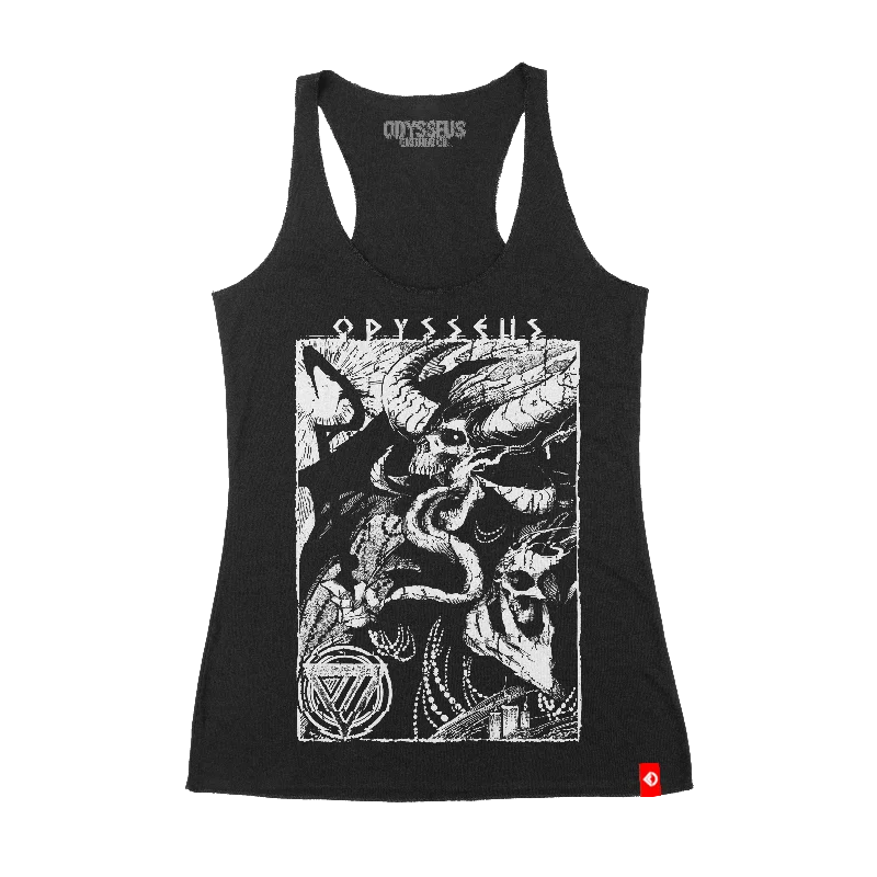 Beelzebill Caster Racerback Tank ivory tank top