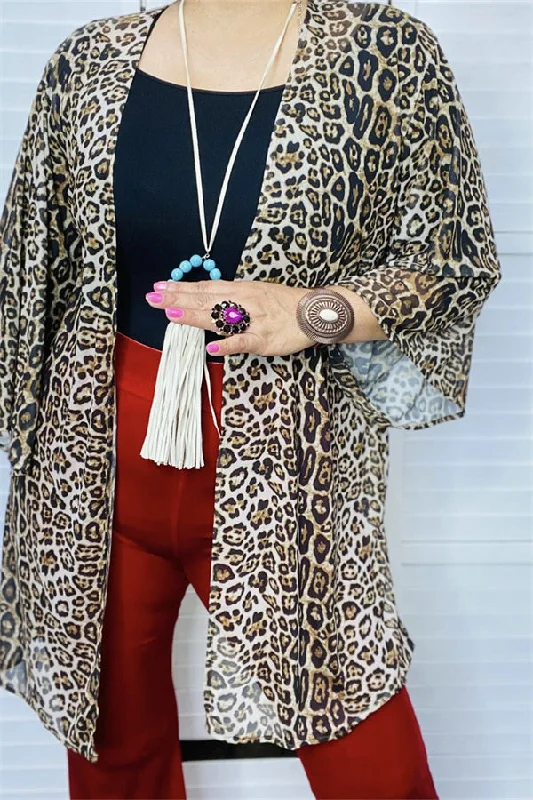 FW13037 Leopard printed long sleeves slit side women cardigan Print Jacquard Patchwork FW13037 Leopard printed long sleeves slit side women cardigan Print Jacquard Patchwork