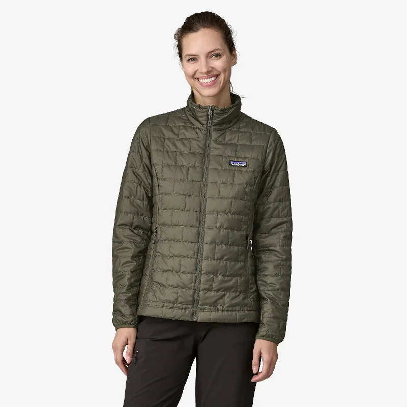 Patagonia Women's Nano Puff Jacket - PINE NEEDLE GREEN Bomber Jacket Anorak Windbreaker