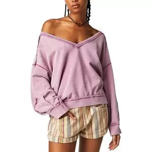 Free People Take One Pullover Shirred Sleeve Feminine