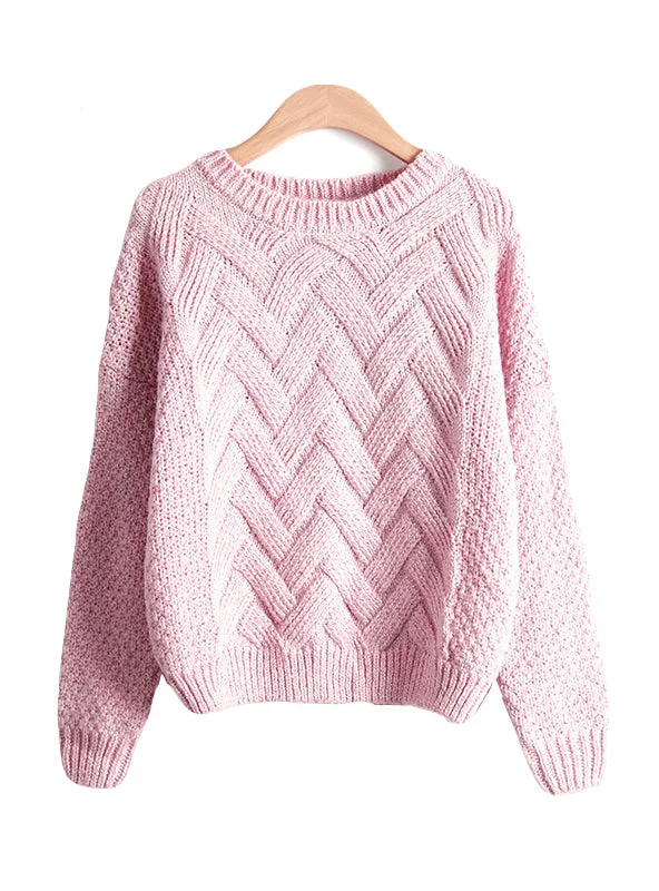 Women Sweaters And Pullovers Korean Plaid Thick Knit Mohair Sweater Port Neck Pullover Women Sweaters And Pullovers Korean Plaid Thick Knit Mohair Sweater Port Neck Pullover