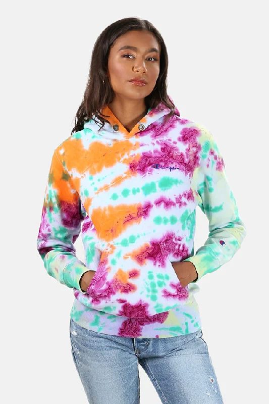 Tie Dye Champion x Blue&Cream Tie Dye Hoodie Hoodie Jacket Zipper Layering