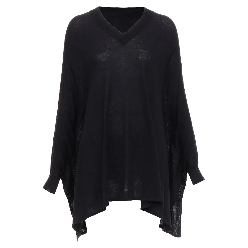 Maison Margiela silk linen batwing pullover sweater Blouson Sleeve Pullover