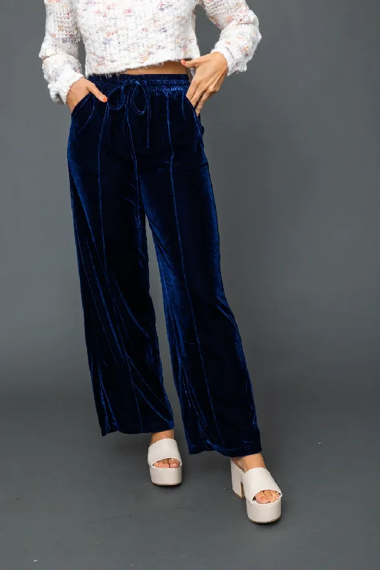 Jessica Velvet Stretch Trousers Trousers Exclusive Limited