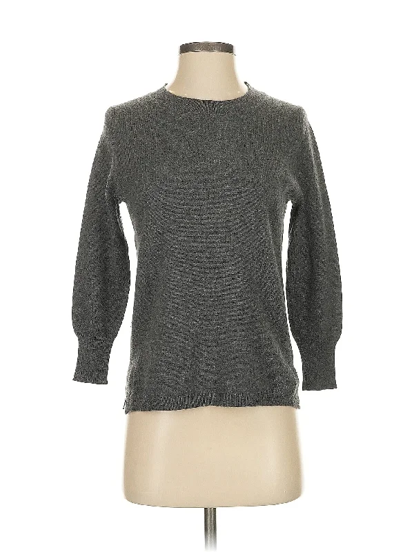 Cashmere Pullover Sweater Open Front Cardigan