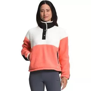 The North Face Cragmont 1/4-Snap Fleece Pullover Fitted Ribbed Sweater