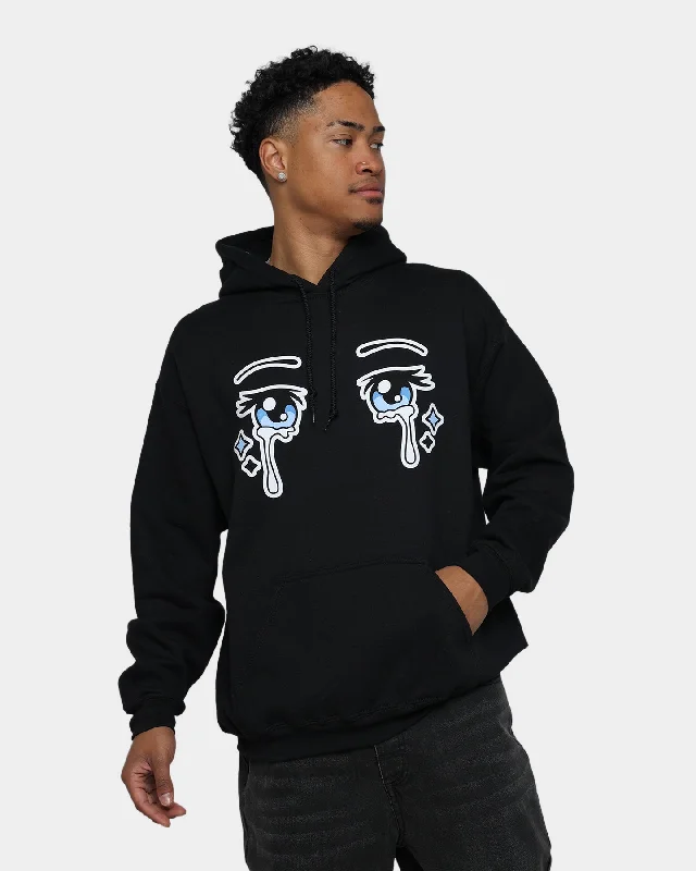 Goat Crew Ocean Eyes Hoodie Black Hoodie Crop Top Short Trendy