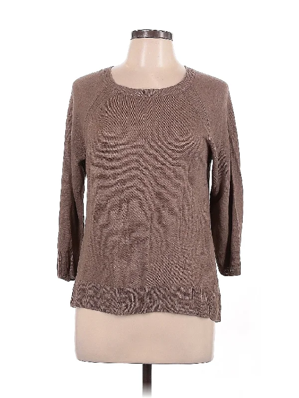 Pullover Sweater Scalloped Neck Pullover