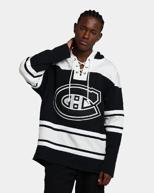 47 Brand Montreal Canadiens Superior Lacer Hoodie Jet Black Hoodie with Full-Zip Functional Layering