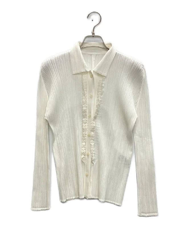 [Pre-owned] PLEATS PLEASE pleated cardigan PP81-JJ773 Beaded Cardigan Sequined Faux Fur