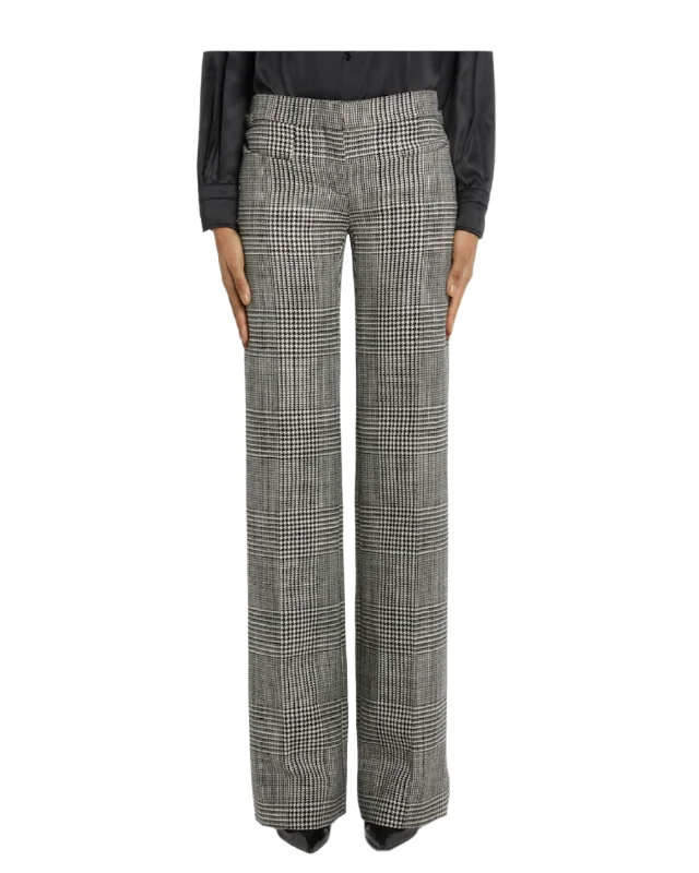 Tom Ford Womens Trousers In Gray Trousers Satin Smooth