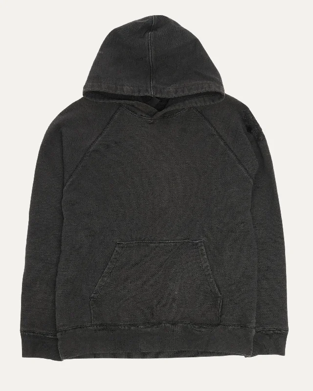 Paper Jam Cemetery Cross Patch Hoodie Hoodie with Fur Luxurious Winter