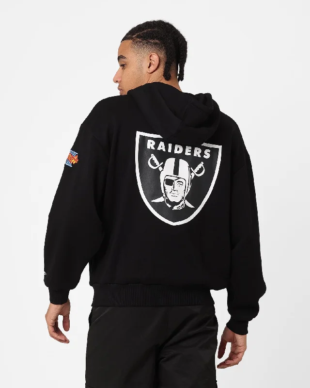 New Era Las Vegas Raiders Oversized Hoodie Black Hoodie Dress Longline Feminine