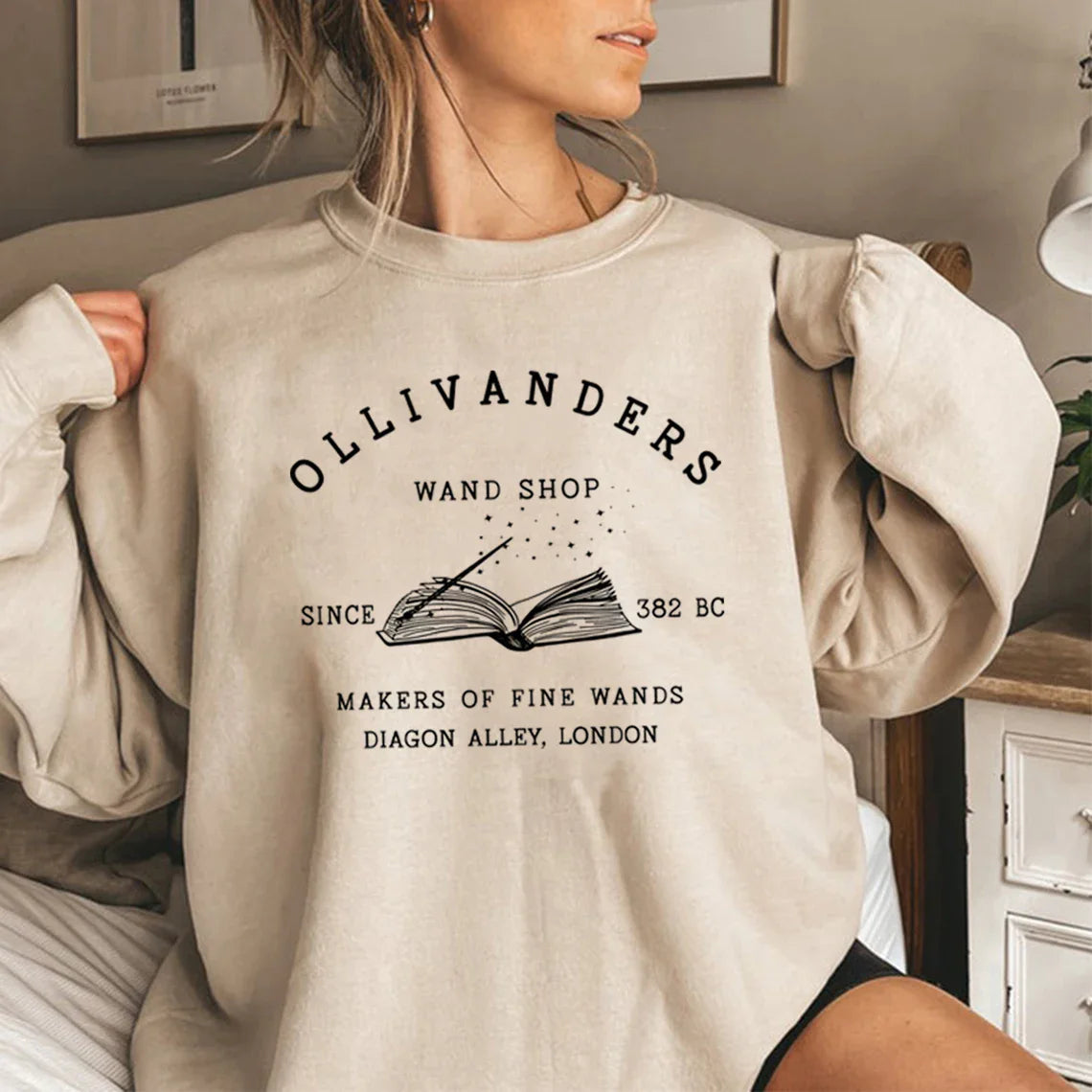 Wizard Book Shop Sweatshirt HP Sweater Magic Wizard Hoodies Women Long Sleeve Sweatshirts Book Nerd Pullover Fans Gift Hoodie Polo Neck Sweater Wizard Book Shop Sweatshirt HP Sweater Magic Wizard Hoodies Women Long Sleeve Sweatshirts Book Nerd Pullover Fans Gift Hoodie Polo Neck Sweater