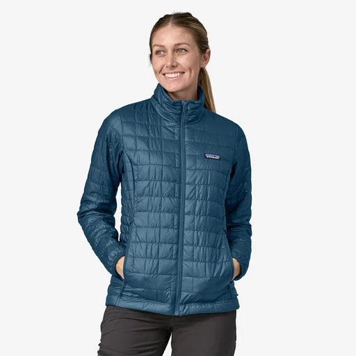 Patagonia Women's Nano Puff Jacket - LAGOM BLUE Fleece Jacket Down Jacket Parka