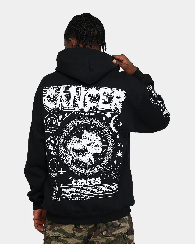 Rats Get Fat Cancer Hoodie Black Hoodie with Hem Drawcord Adjustable Customizable