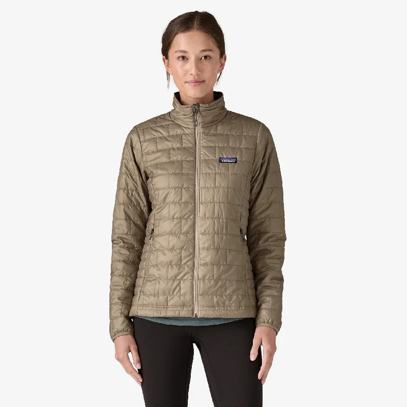 Patagonia Women's Nano Puff Jacket - SeaBird Grey Denim Jacket Leather Jacket Suede Jacket