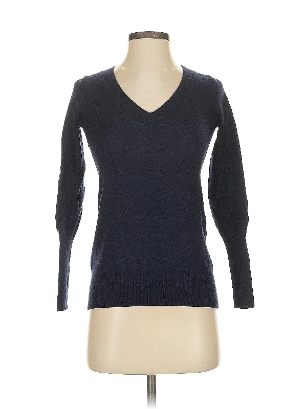 Cashmere Pullover Sweater Long Bell Sleeve