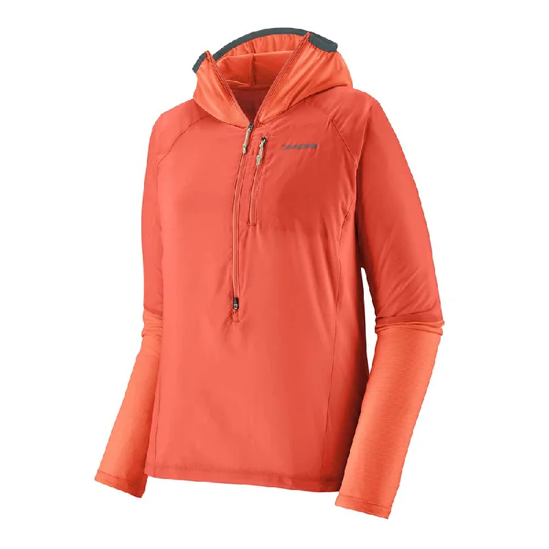 Women's Airshed Pro Pullover - Coho Coral Notched Neck Pullover