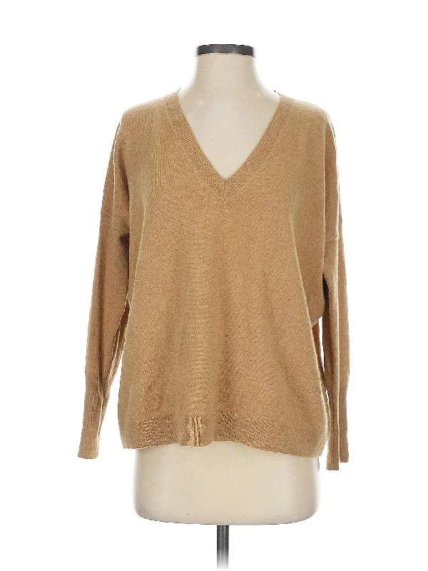 Cashmere Pullover Sweater Wrist Length Sleeve