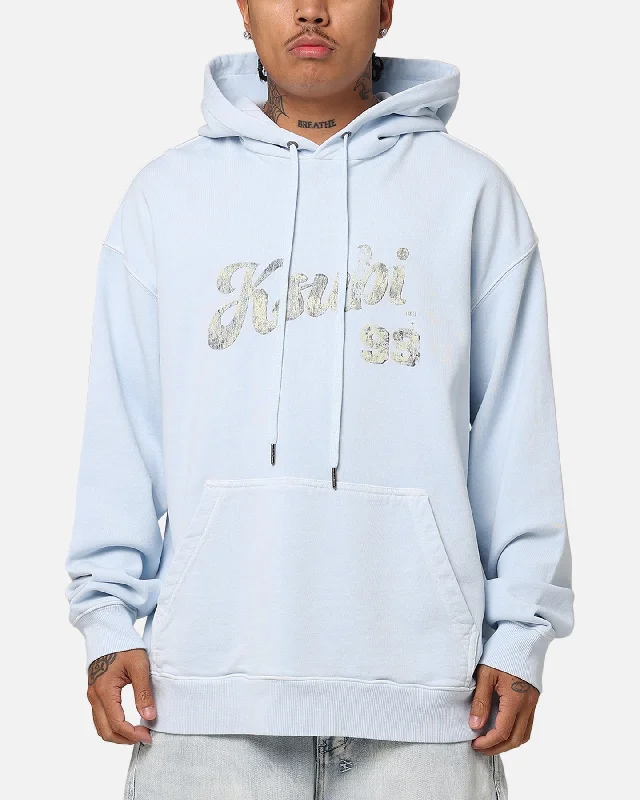 Ksubi Clubhouse Kash Shallows Hoodie Blue Hoodie with Color Block Contrast Stylish