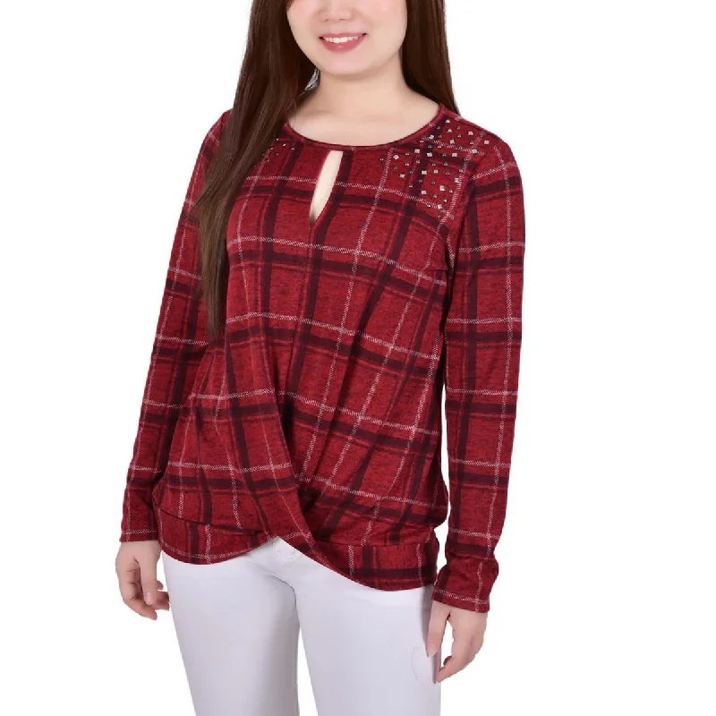 red plaid