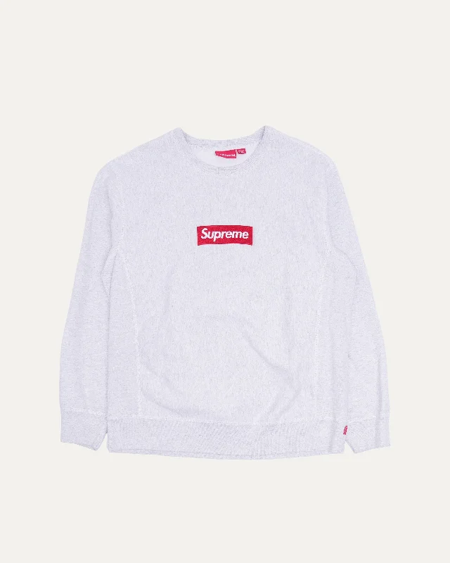 Box Logo Crewneck Sweatshirt Hoodie Crop Top Short Trendy