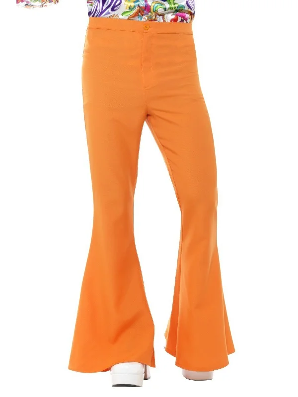 60s Orange Flared Trousers for Men Trousers Essential Wardrobe