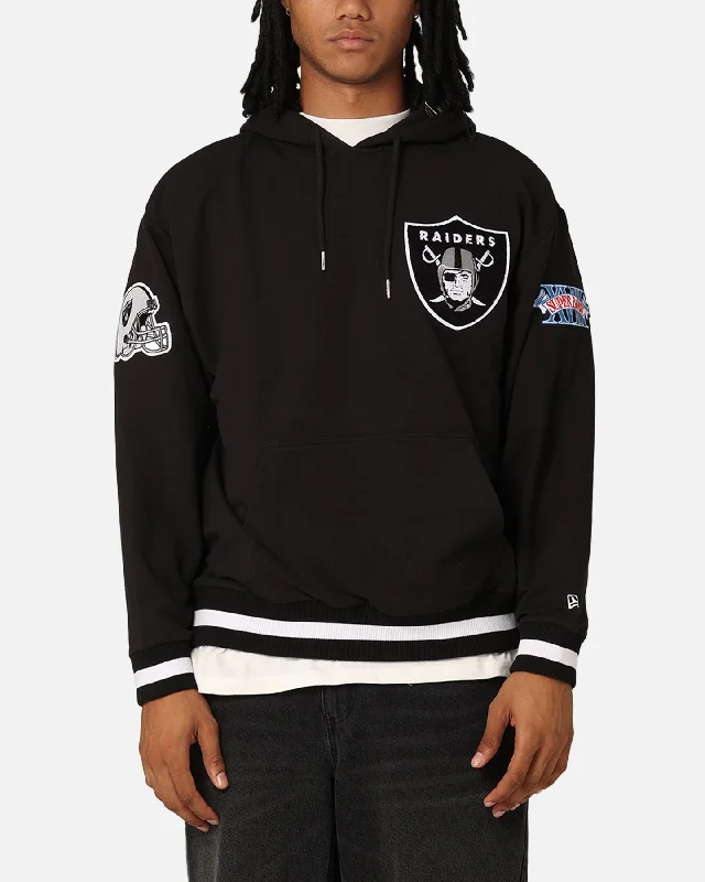 New Era Las Vegas Raiders Hoodie Black Hoodie with Tie-Dye Psychedelic Retro