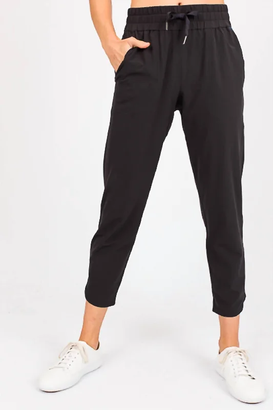 Out Of Office Trouser In Black Trousers Bridal Satin